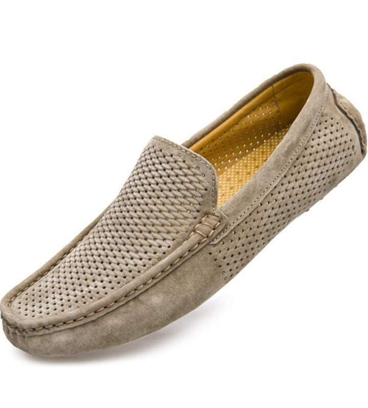 Genuine Leather Slip On Shoes