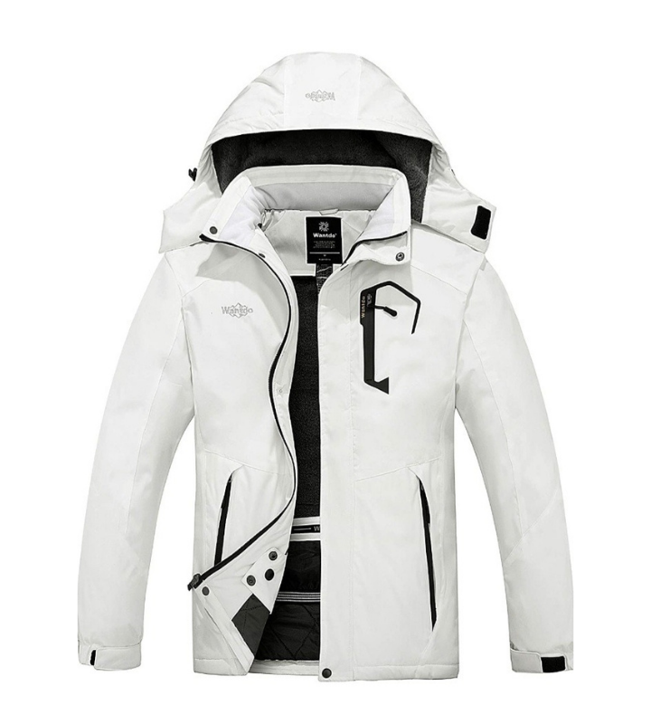 Men's Waterproof Jacket Fashion Windproof Rain Snow Coat Mountain Ski