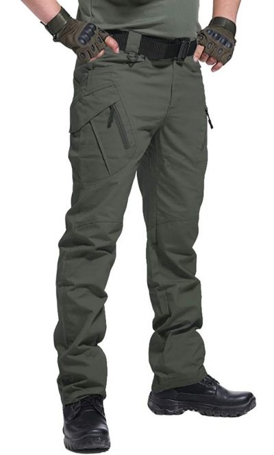 Men’s Tactical Pants Rip-Stop Lightweight Stretch Military Cargo Work Hiking Pants