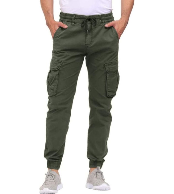 Casual Work Cargo Pants with Pockets Drawstring Waist