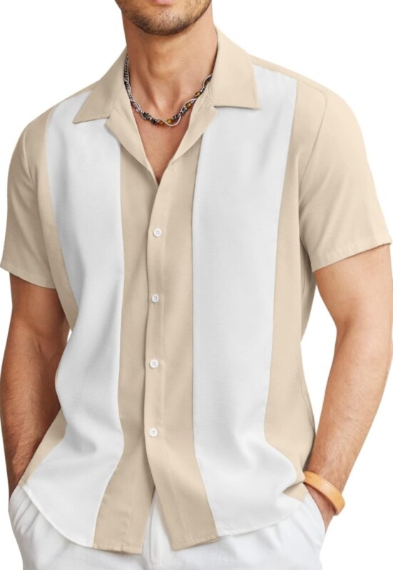 Vintage Shirt Short Sleeve Button Down